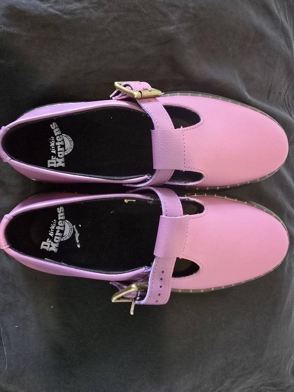 Dr. Martens Pink/Purple Mary Jane Shoes